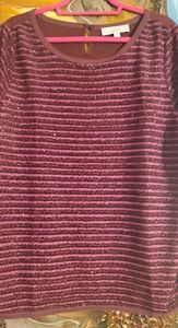 Loft women Blouse Burgundy